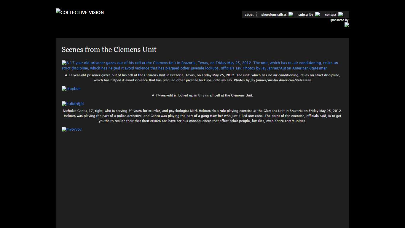 Scenes from the Clemens Unit – Collective Vision Photoblog for the Austin American-Statesman