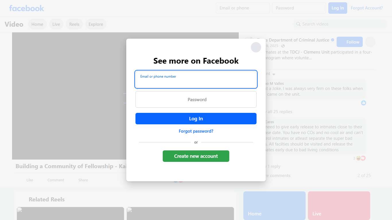 Recently, inmates at the TDCJ - Clemens Unit participated in a four-day Kairos program where volunteers guided inmates in changing their mindset and building a community of fellowship. Watch to see how the Kairos program positively impacts inmates’ lives now and in the future. #TDCJ #chaplaincy #ministry Texas Department of Criminal Justice Facebook